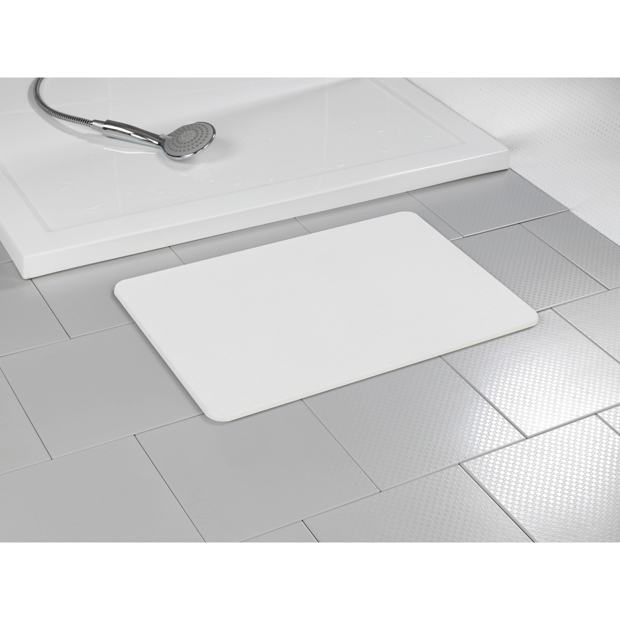 Badteppich 'Simi' weiß 39 x 60 cm