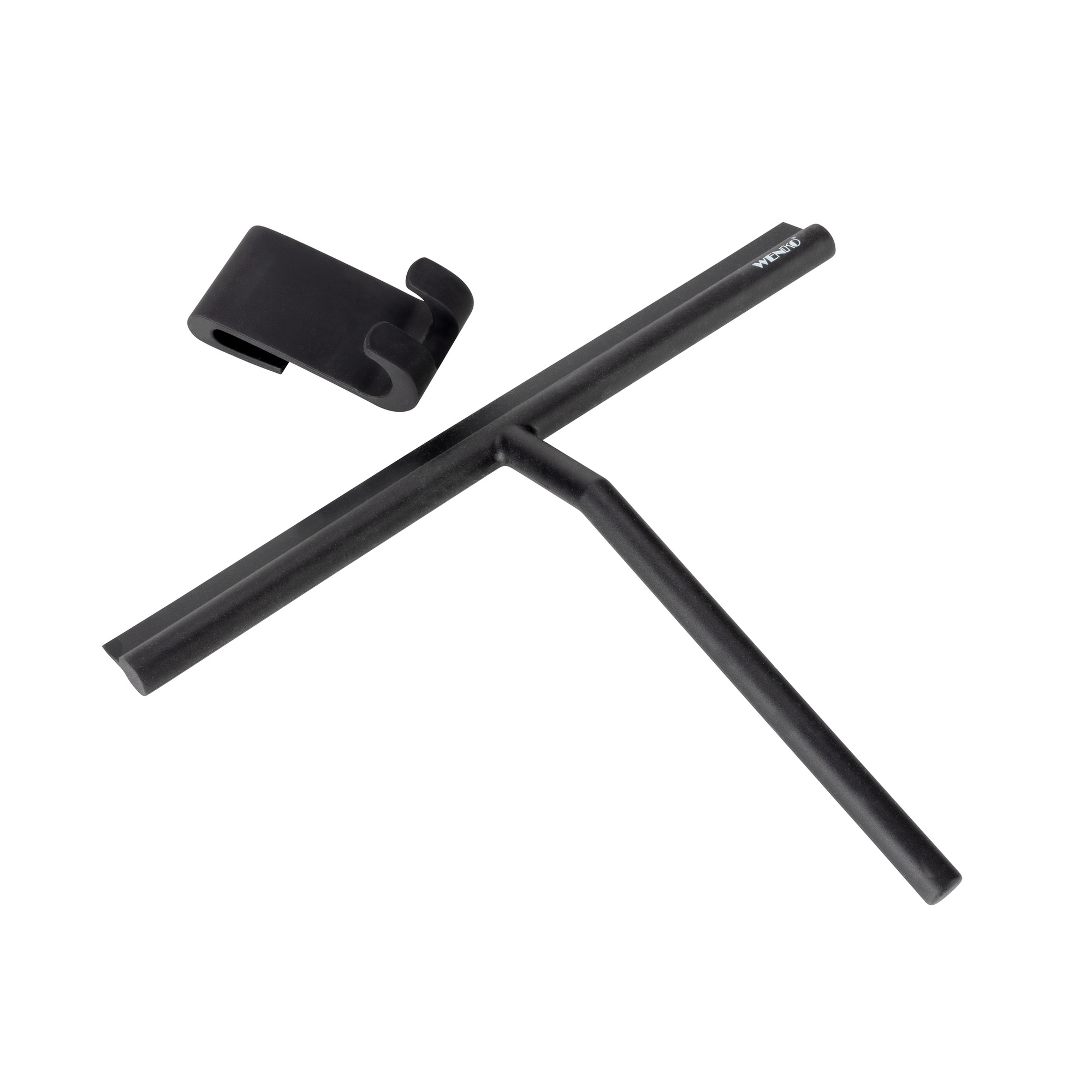 Duschabzieher 'Mola' schwarz 32 x 30 x 4,5 cm