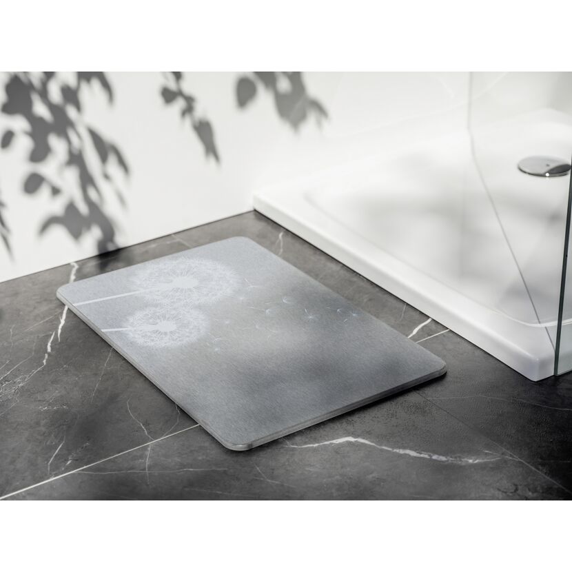 Badteppich 'Astera' grau 39 x 60 cm