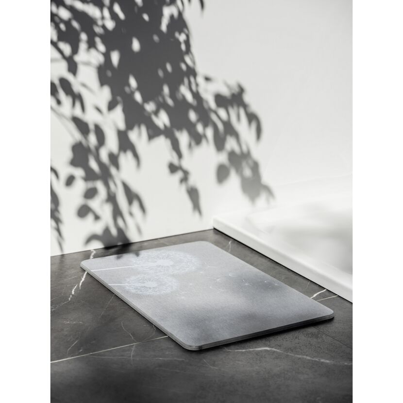 Badteppich 'Astera' grau 39 x 60 cm