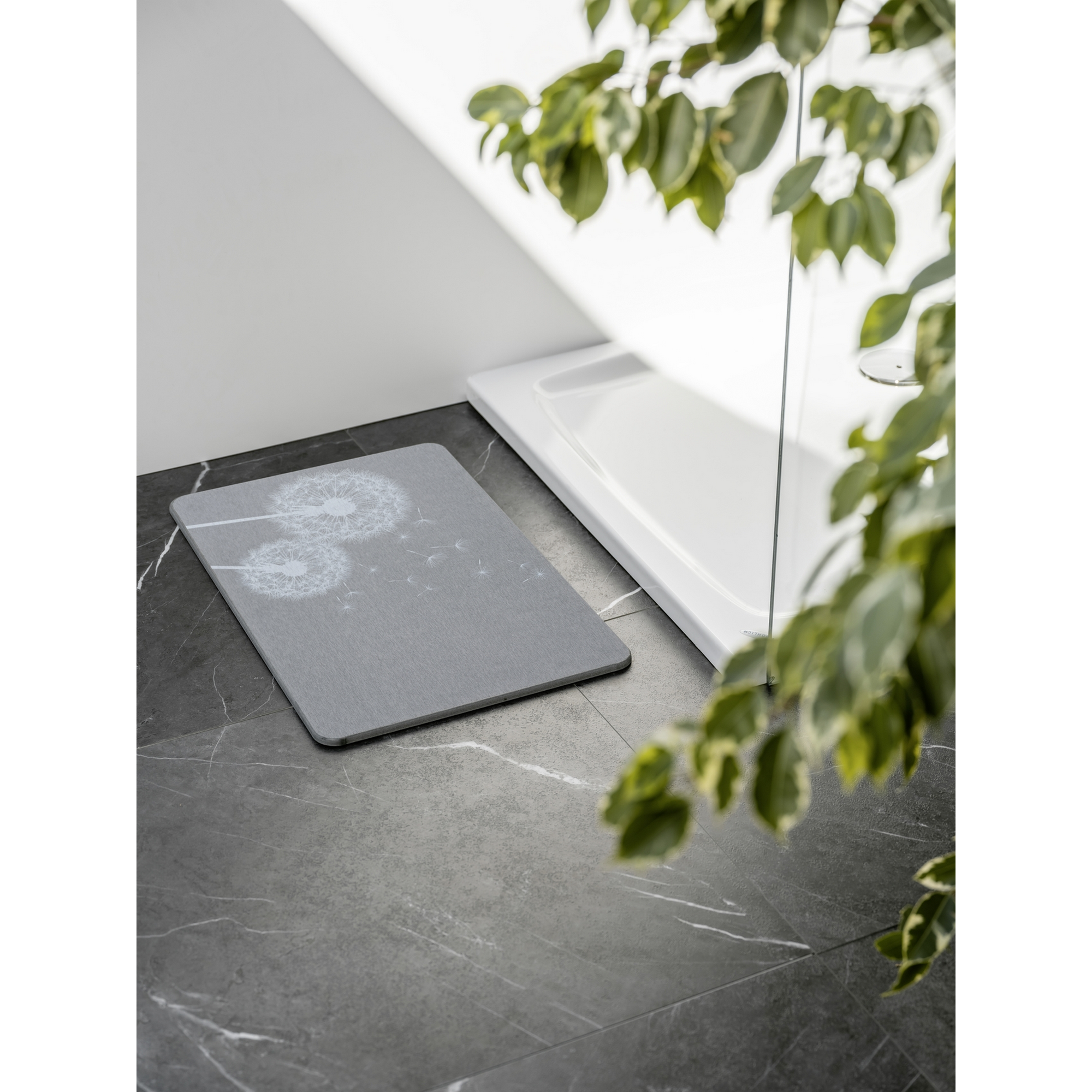 Badteppich 'Astera' grau 39 x 60 cm