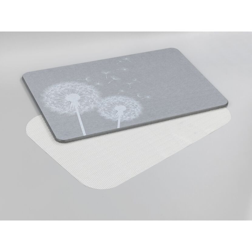 Badteppich 'Astera' grau 39 x 60 cm