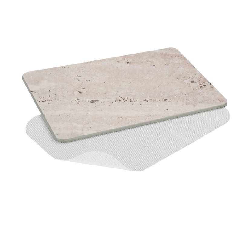 Badteppich 'Puna' grau 39 x 60 cm