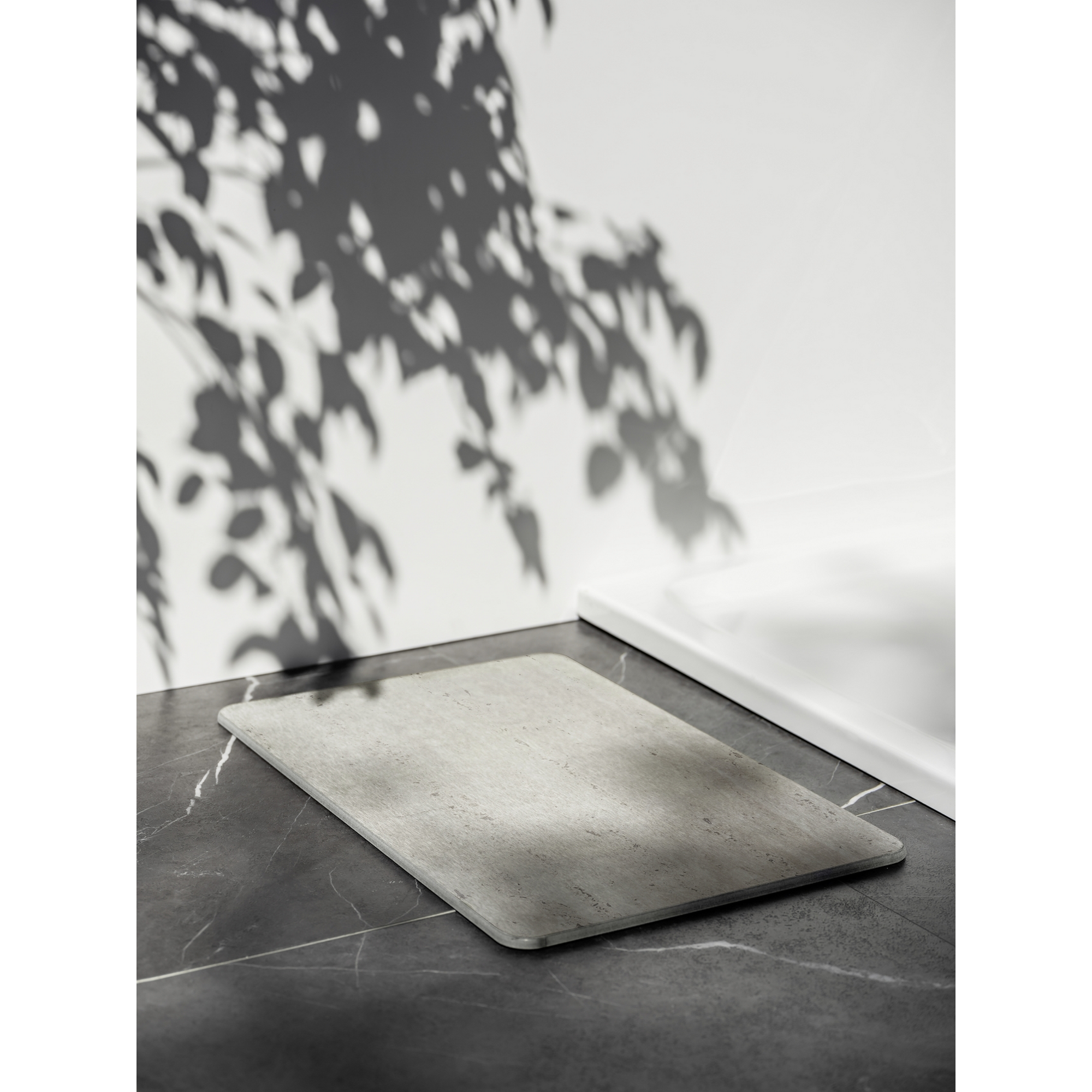 Badteppich 'Puna' grau 39 x 60 cm