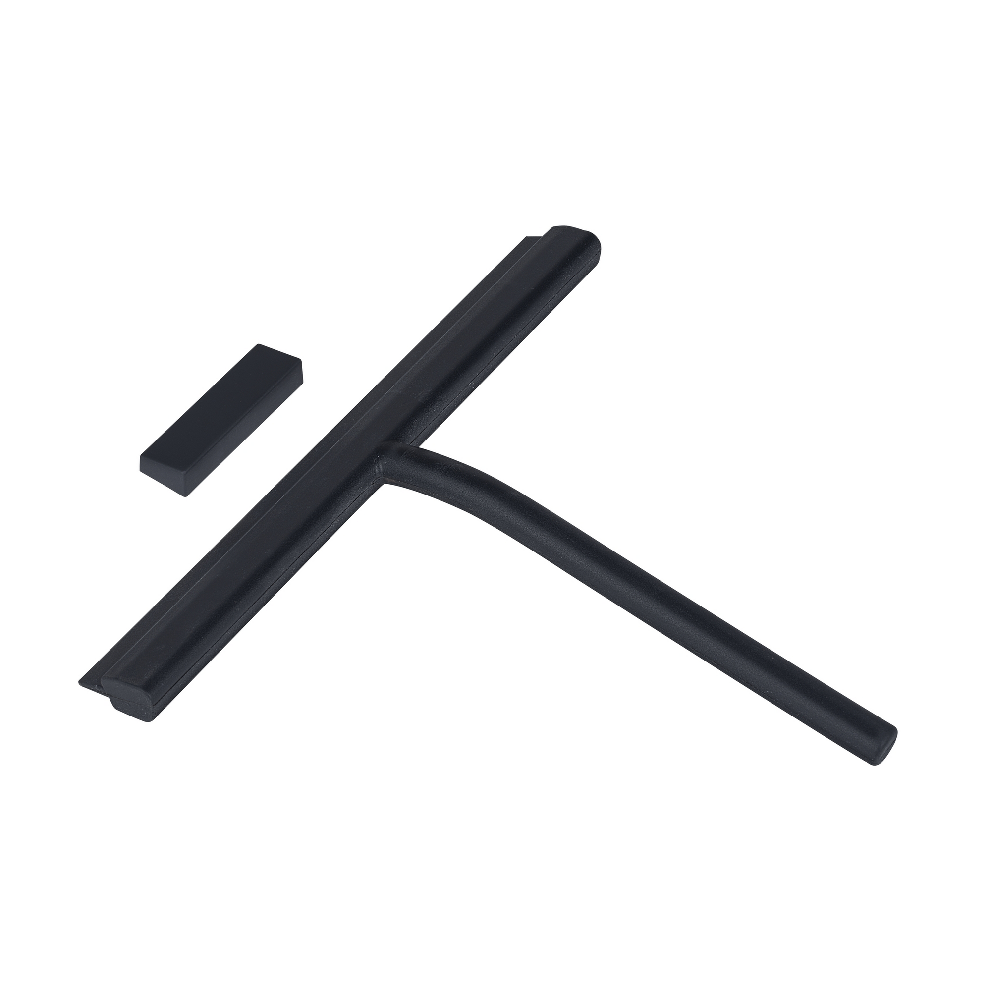 Duschabzieher 'Agana' schwarz 25 x 4 x 22 cm