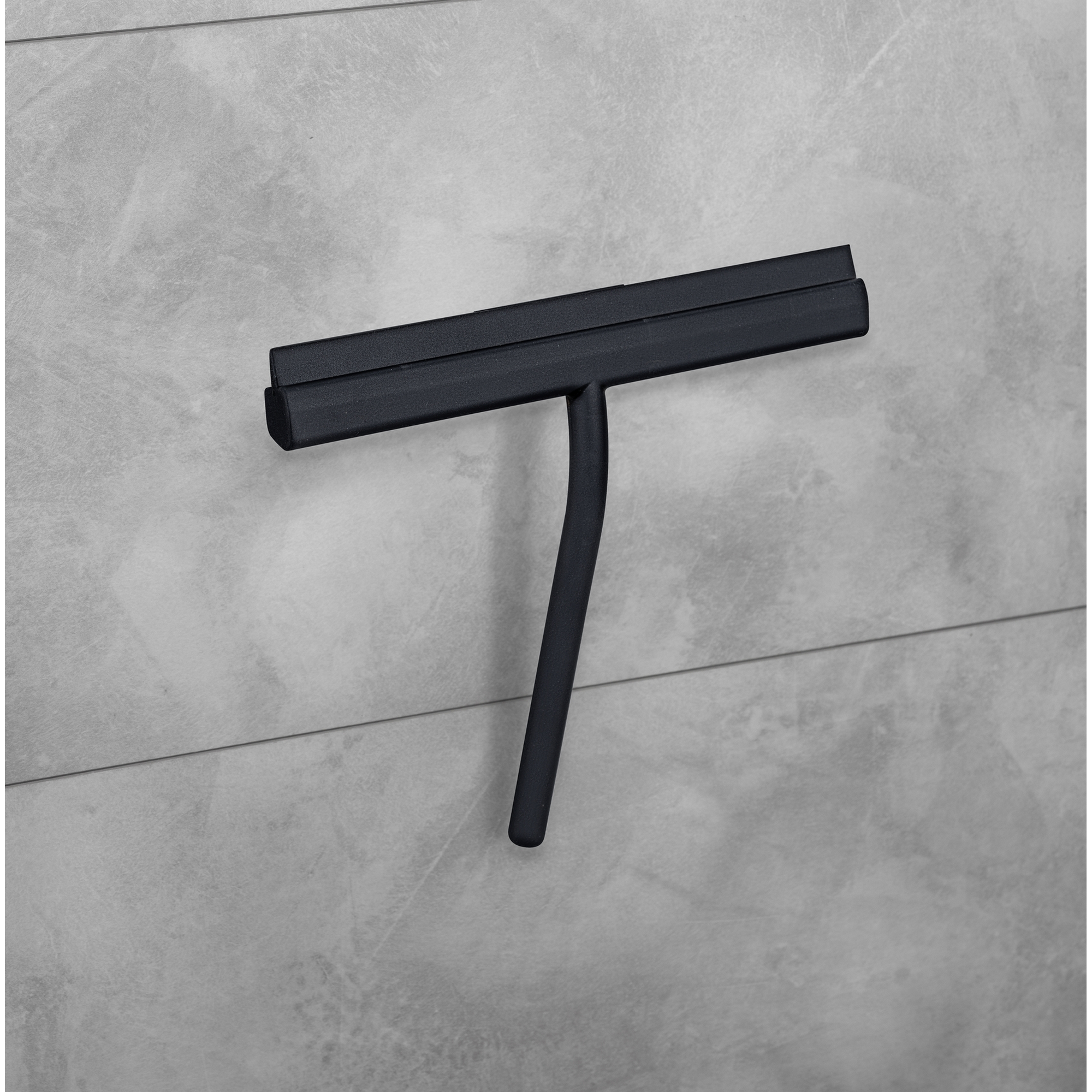 Duschabzieher 'Agana' schwarz 25 x 4 x 22 cm