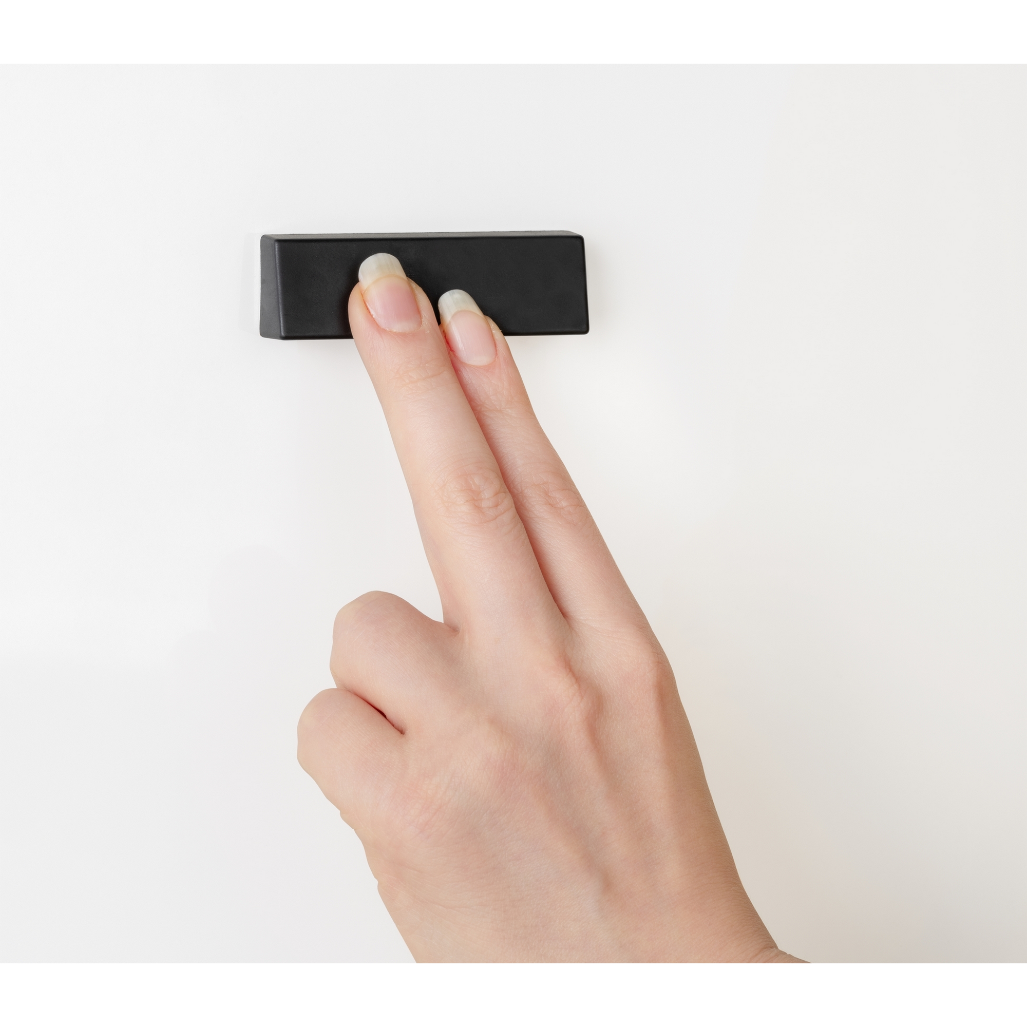 Duschabzieher 'Agana' schwarz 25 x 4 x 22 cm