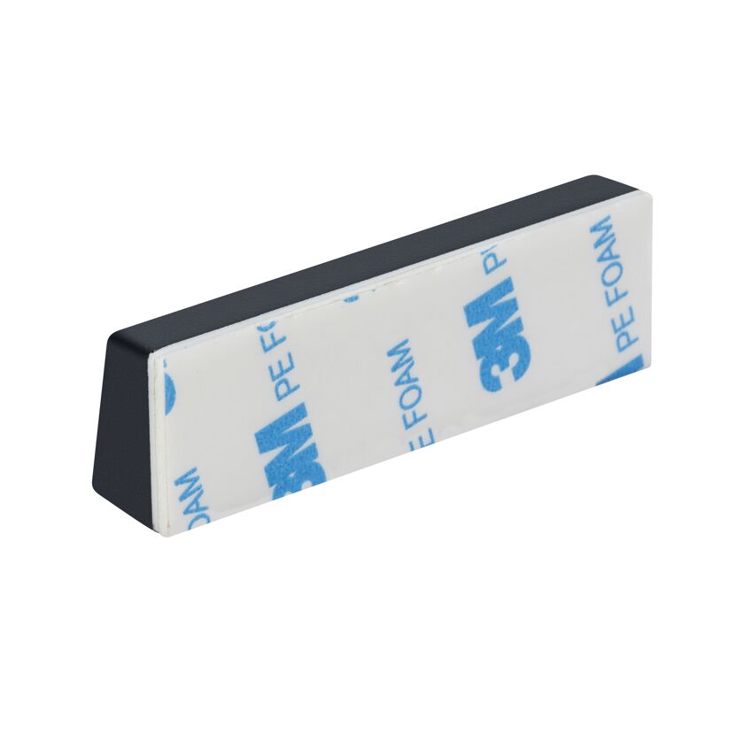 Duschabzieher 'Agana' schwarz 25 x 4 x 22 cm