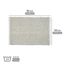 Badteppich 'Covelo' weiß-beige 50 x 80 cm