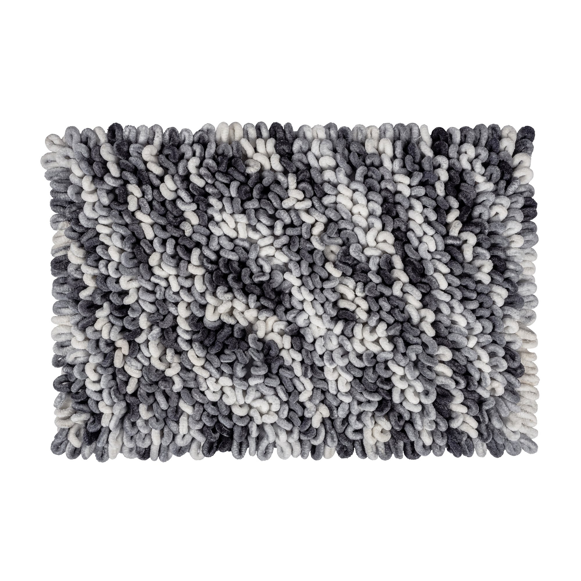 Badteppich 'Lerici' grau-blau 60 x 90 cm