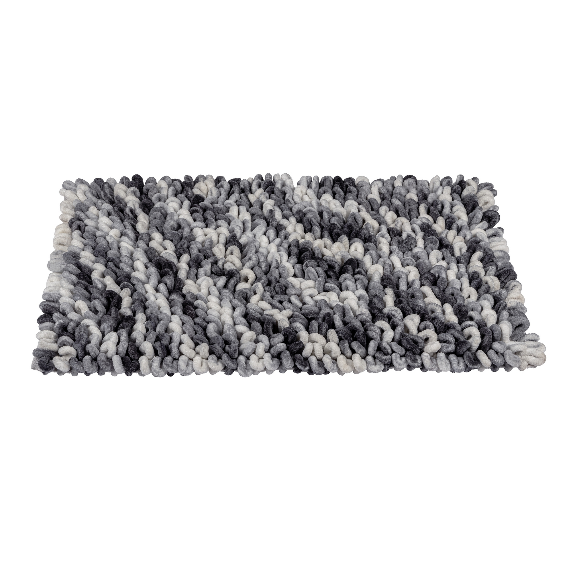 Badteppich 'Lerici' grau-blau 60 x 90 cm