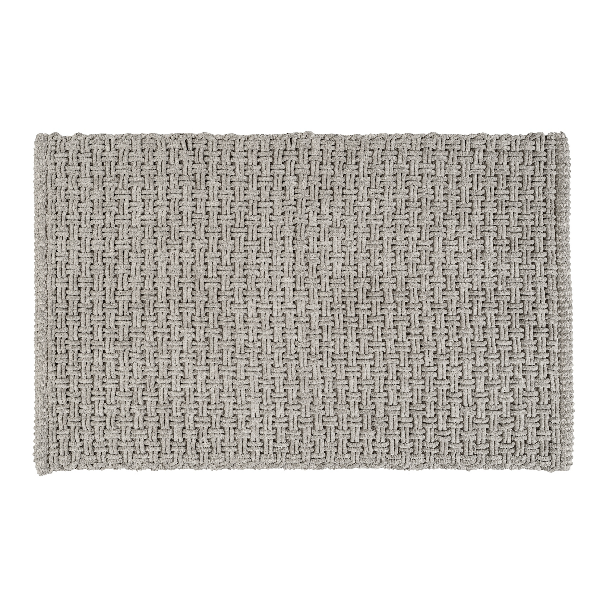 Badteppich 'Ecoli' grau 50 x 80 cm