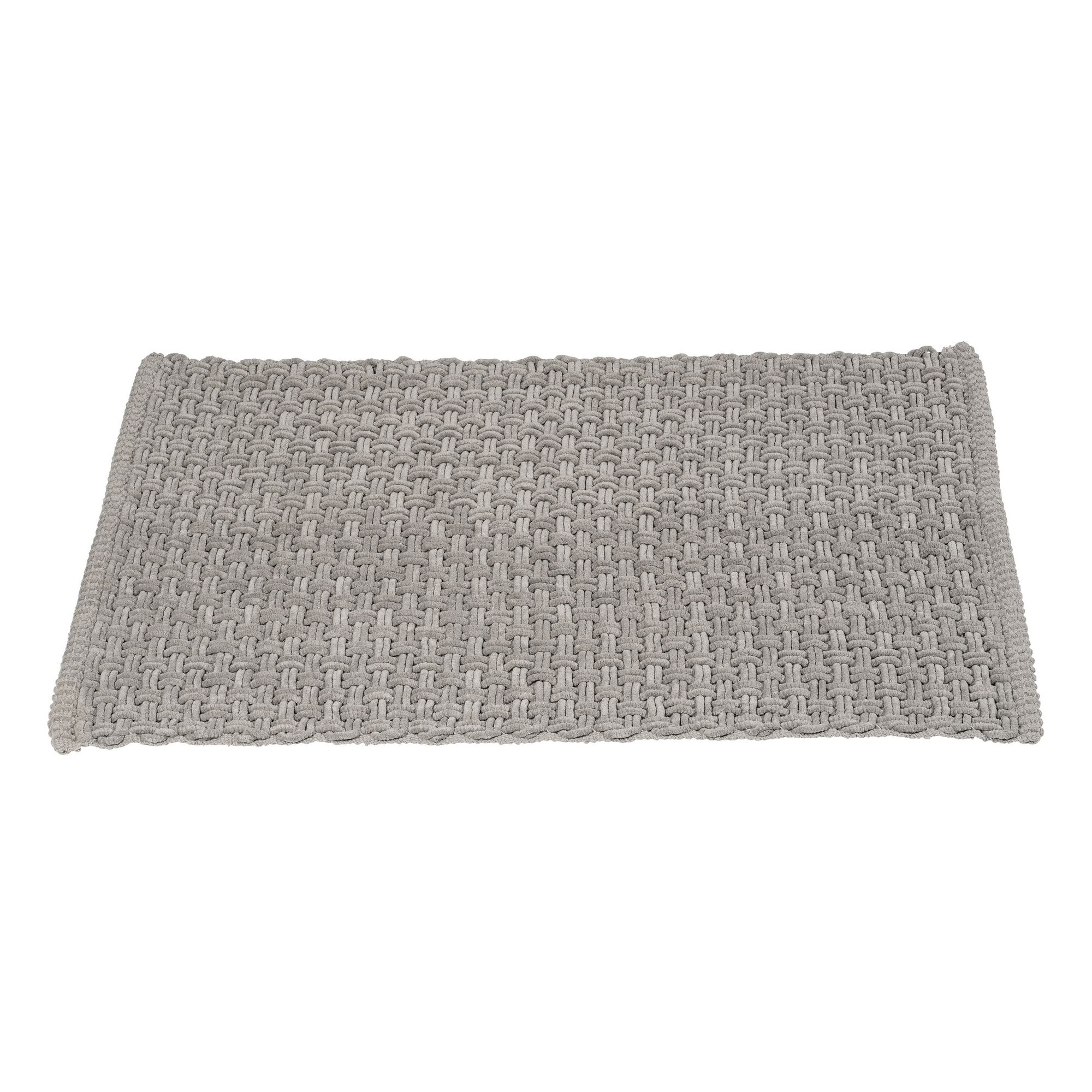 Badteppich 'Ecoli' grau 50 x 80 cm
