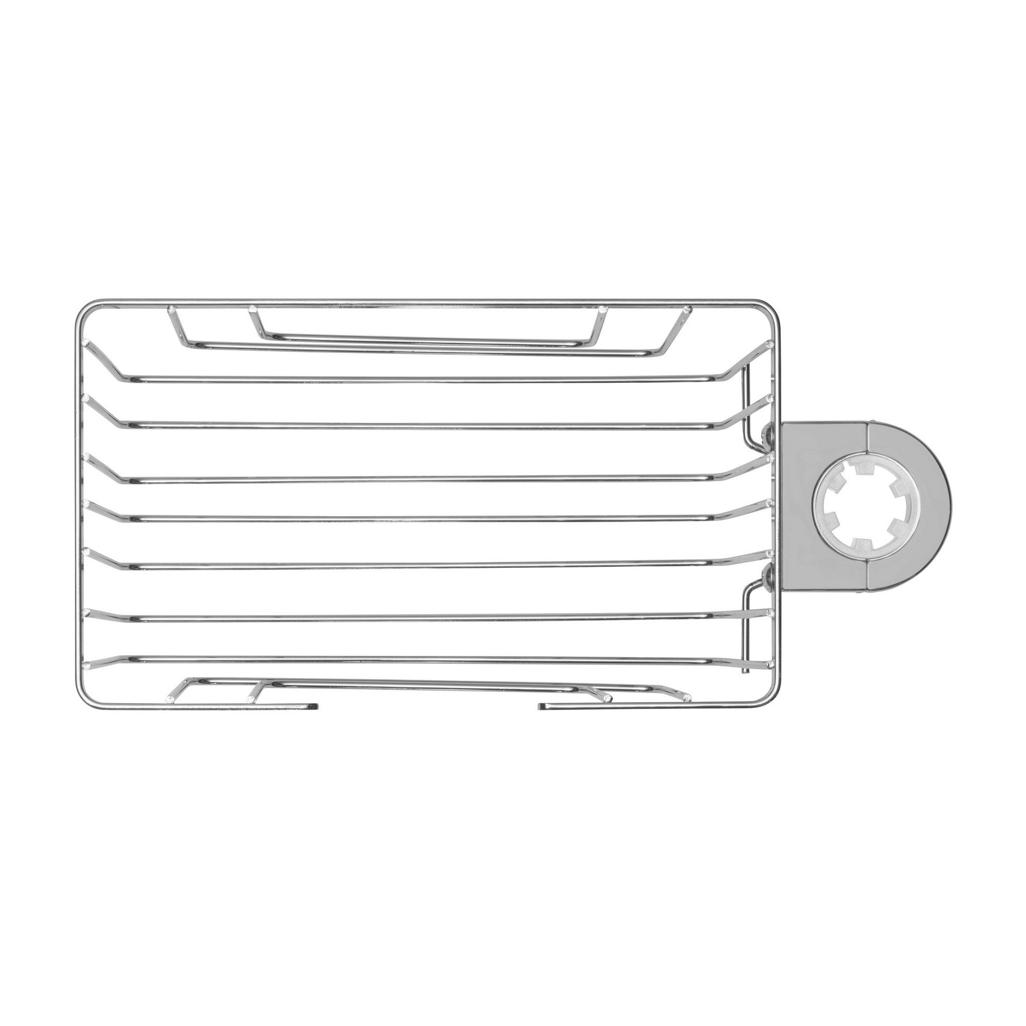 Duschregal 'Valognes' Edelstahl chromfarben 20 x 12 x 13 cm