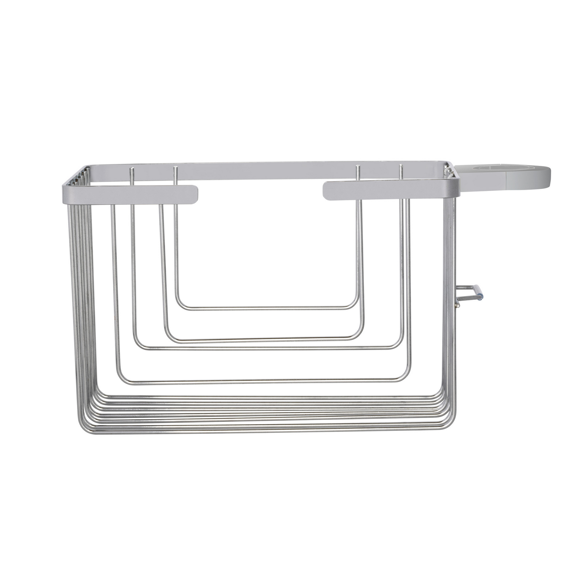 Duschregal 'Valognes' Edelstahl chromfarben 20 x 12 x 13 cm