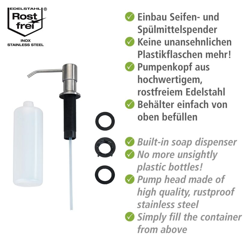 Spülmittelspender 'Monti' weiß 400 ml