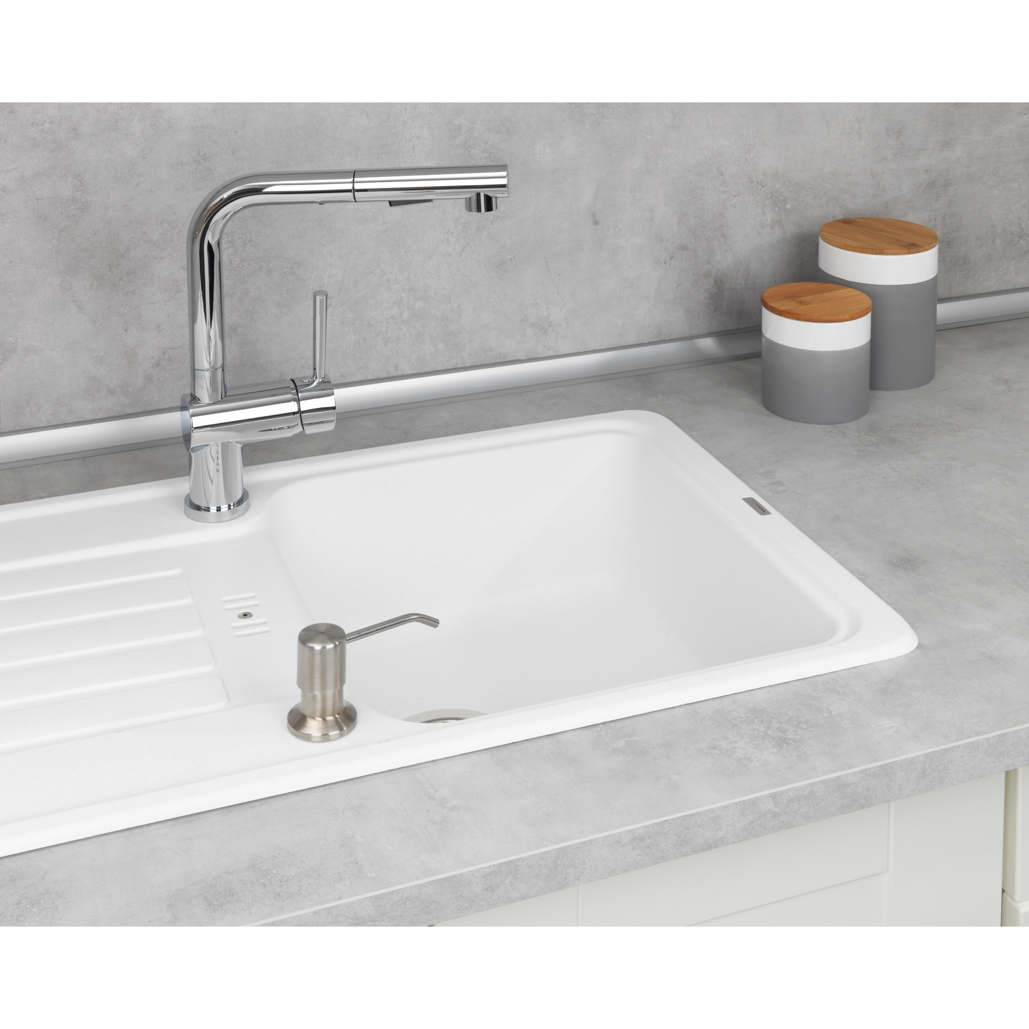 Spülmittelspender 'Monti' weiß 400 ml