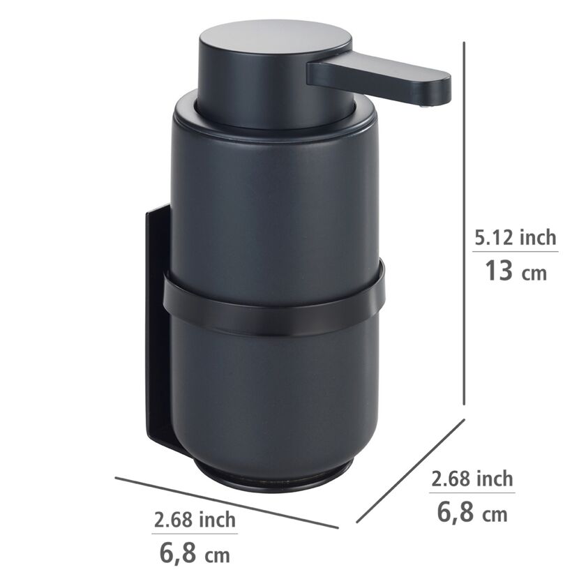 Seifenspender 'Woya' Keramik schwarz 250 ml