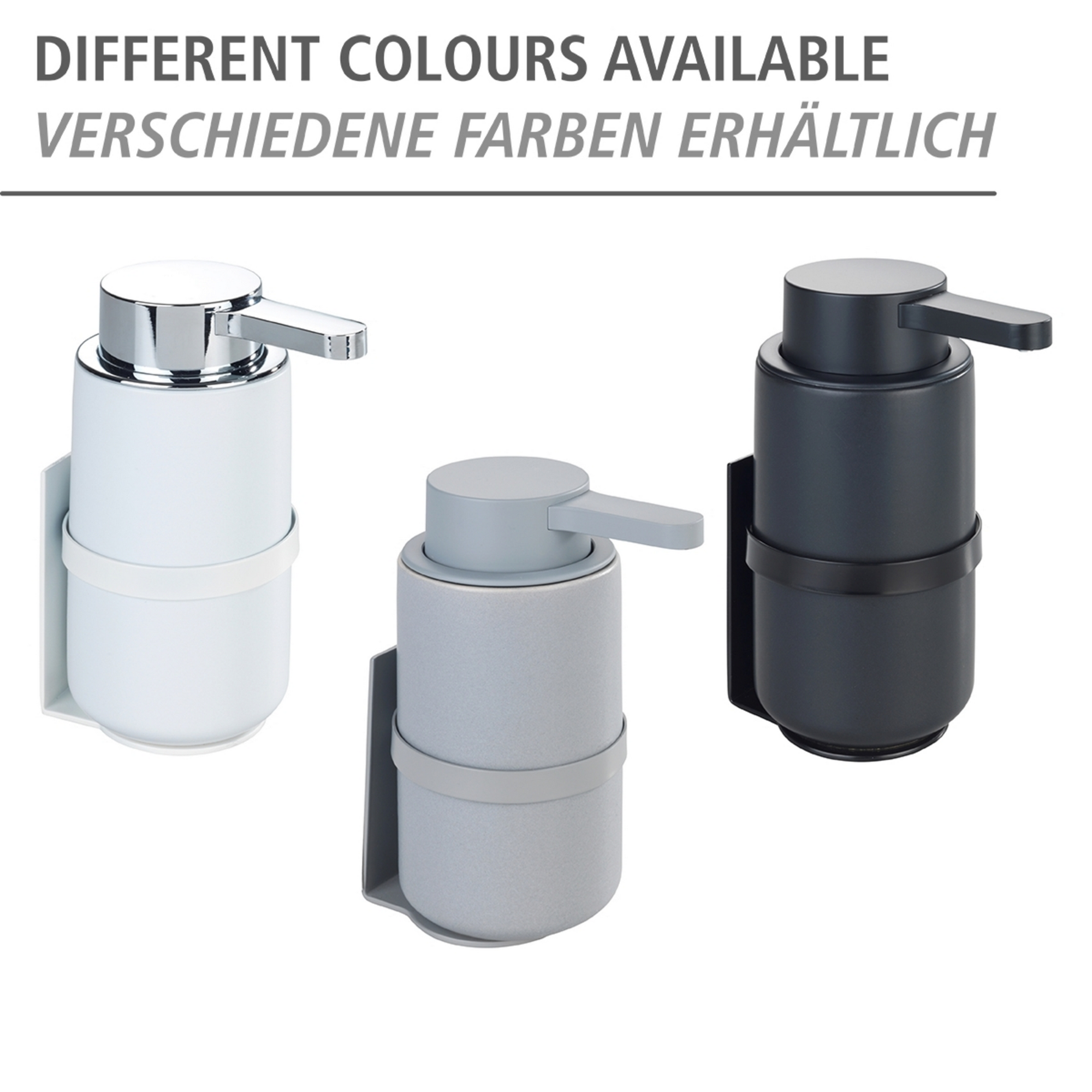 Seifenspender 'Woya' Keramik schwarz 250 ml