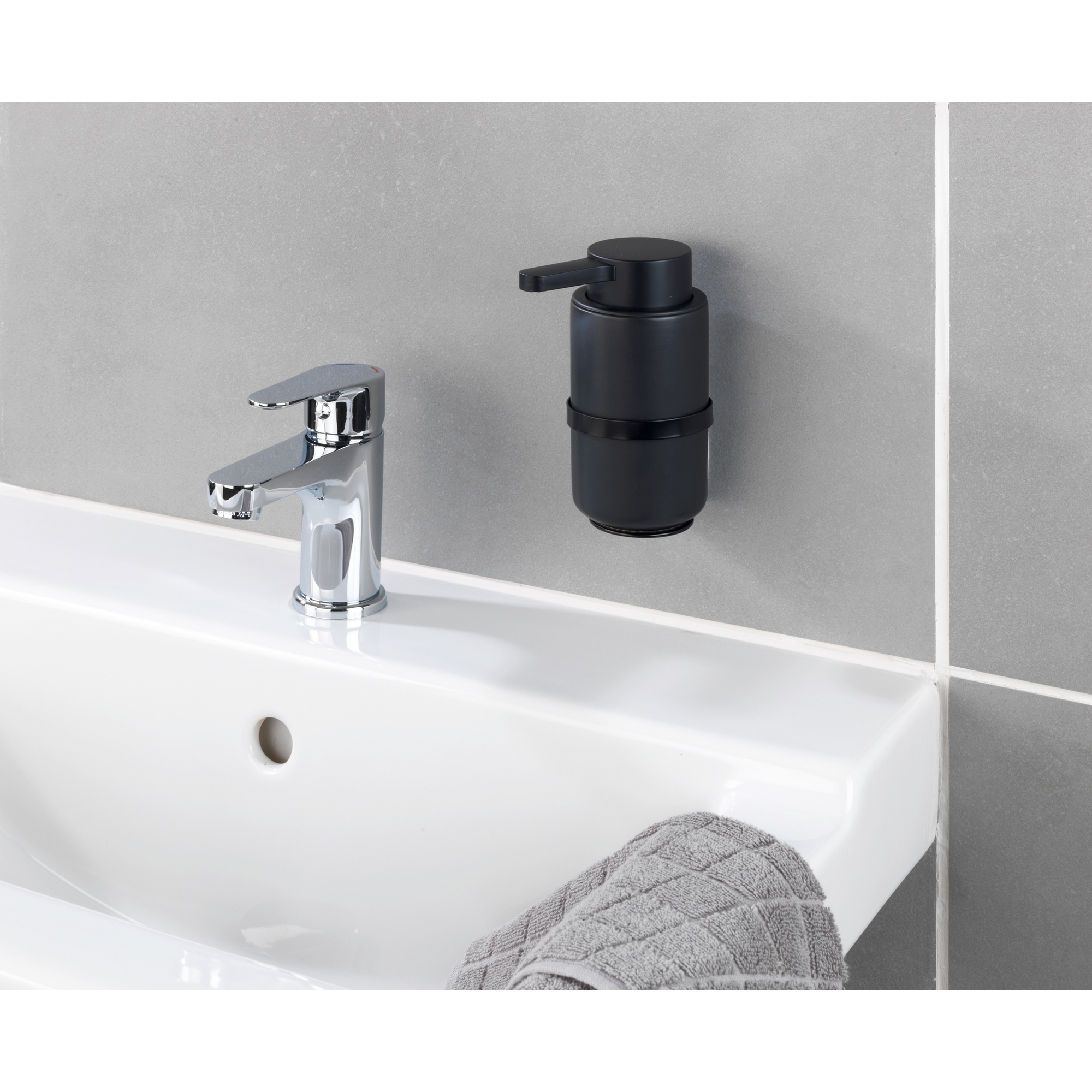 Seifenspender 'Woya' Keramik schwarz 250 ml