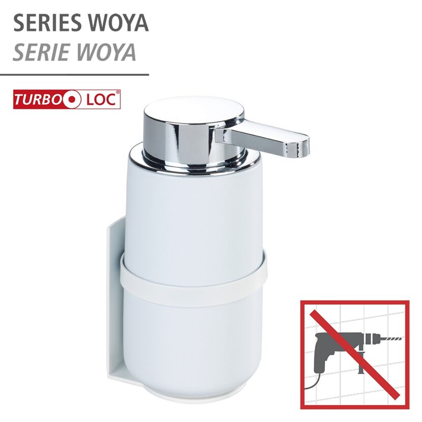Seifenspender 'Woya' Keramik weiß 250 ml