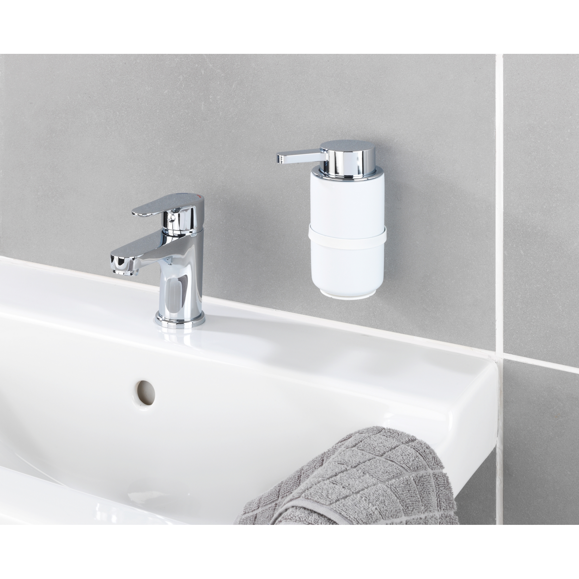 Seifenspender 'Woya' Keramik weiß 250 ml