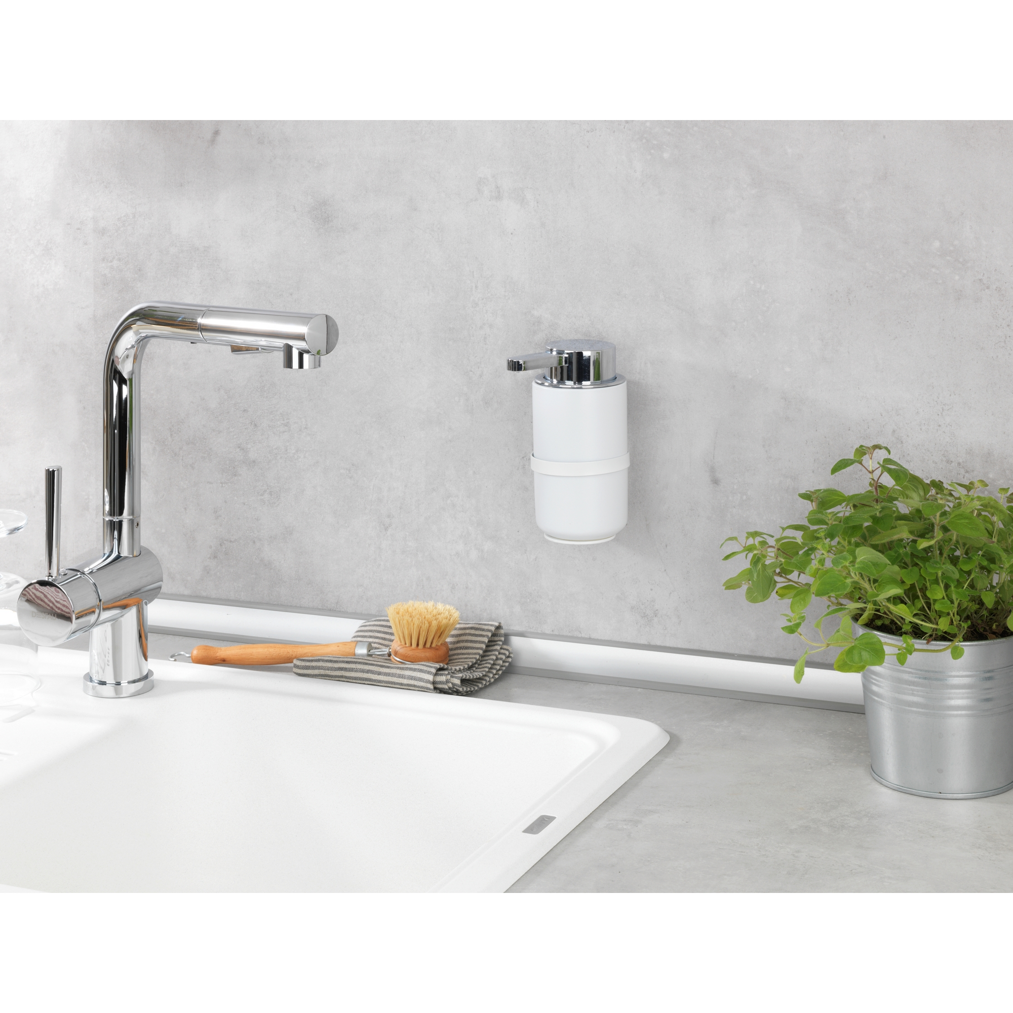 Seifenspender 'Woya' Keramik weiß 250 ml