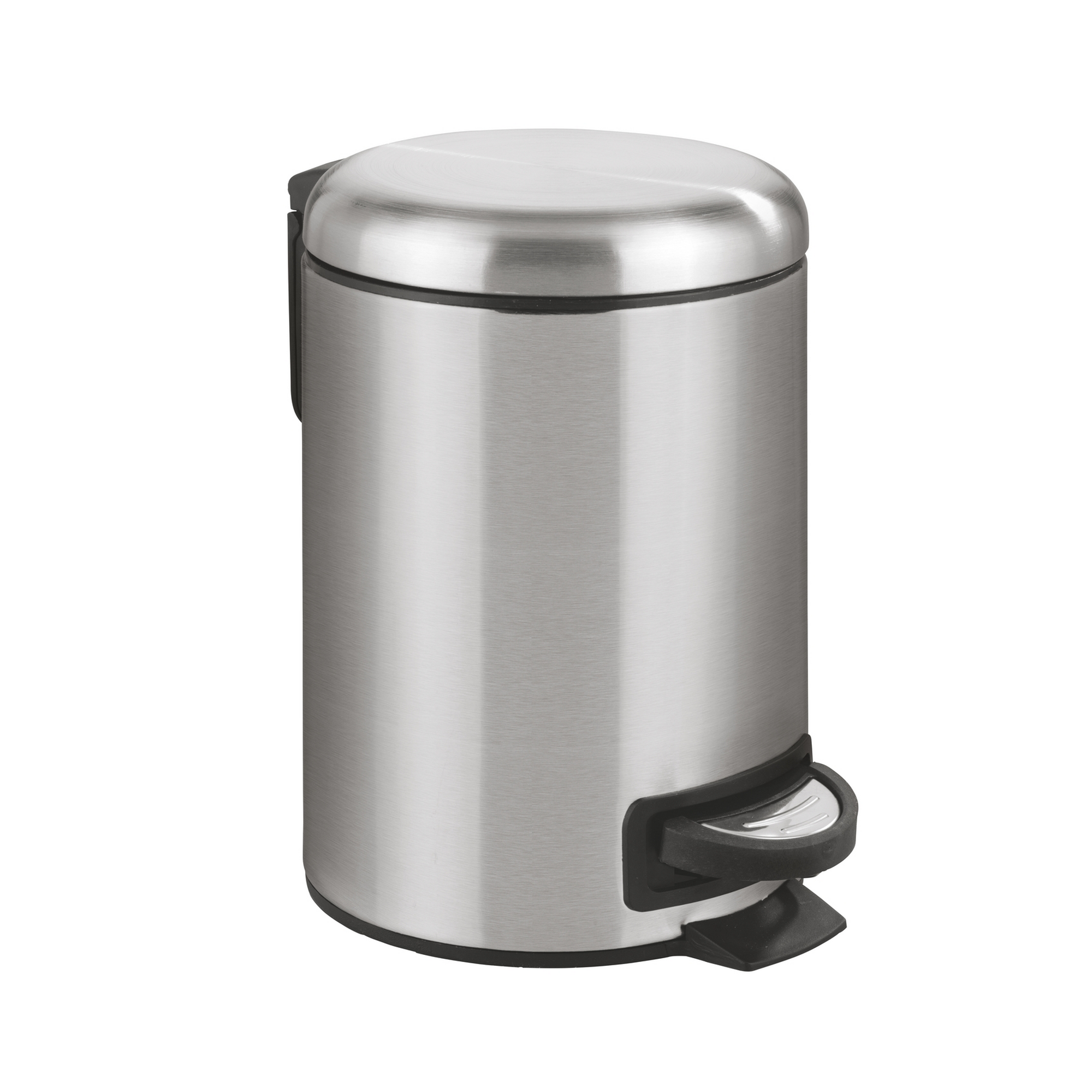 Kosmetikeimer 'Leman' edelstahlfarben 17 x 25 x 22,5 cm 3 l