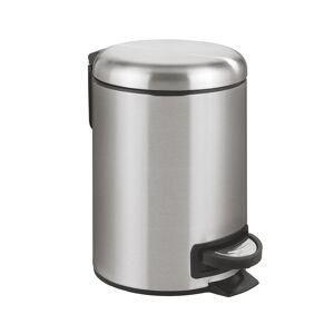 Kosmetikeimer 'Leman' edelstahlfarben 17 x 25 x 22,5 cm 3 l