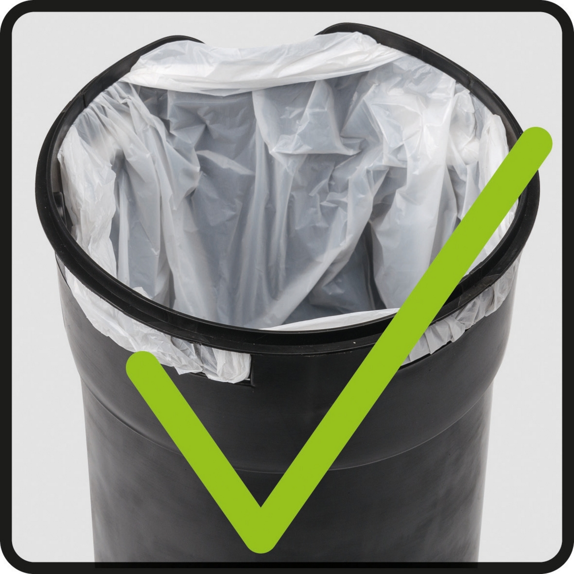 Kosmetikeimer 'Monza' edelstahlfarben 18,5 x 25,5 x 24,5 cm 3 l