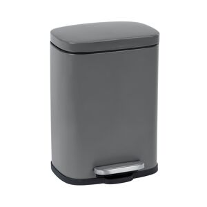 Kosmetikeimer 'Leno' grau 21,5 x 29,5 x 19 cm 5 l