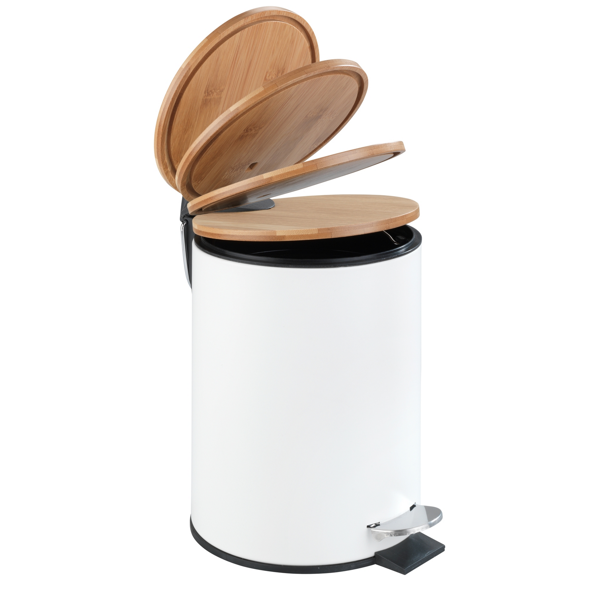 Kosmetikeimer 'Tortona' weiß matt 17 x 23,5 x 21 cm 3 l