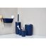 Bad-Accessoire-Set 'Brasil' dunkelblau 4-teilig