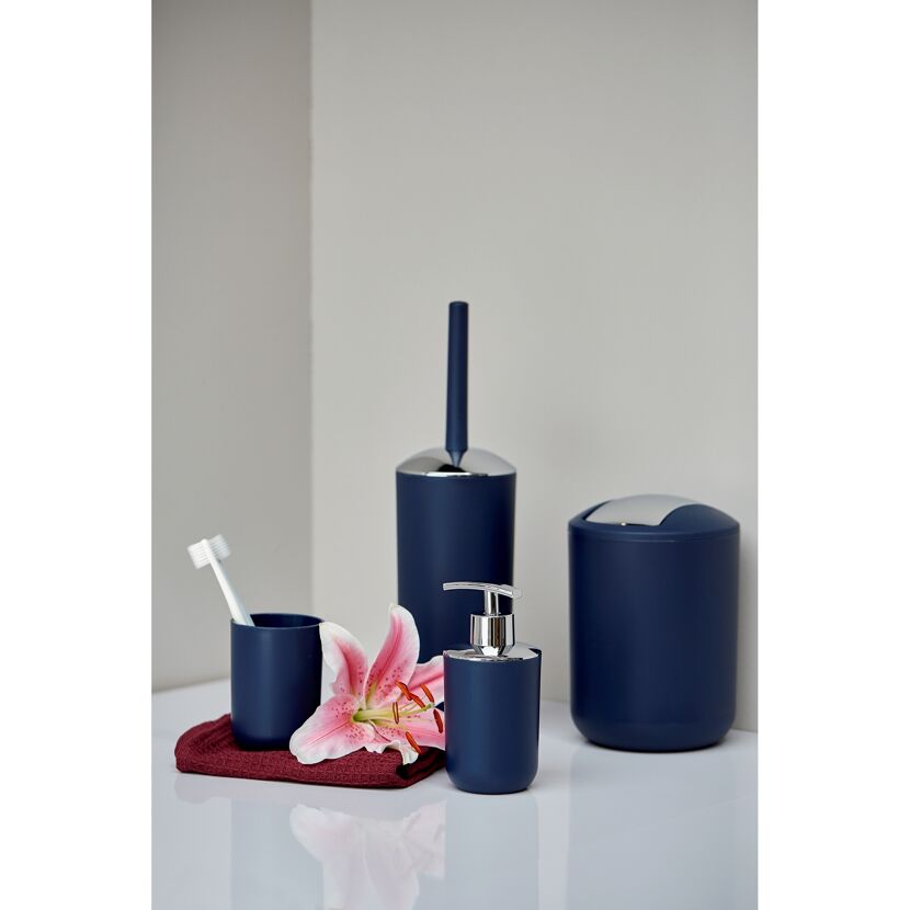 Bad-Accessoire-Set 'Brasil' dunkelblau 4-teilig