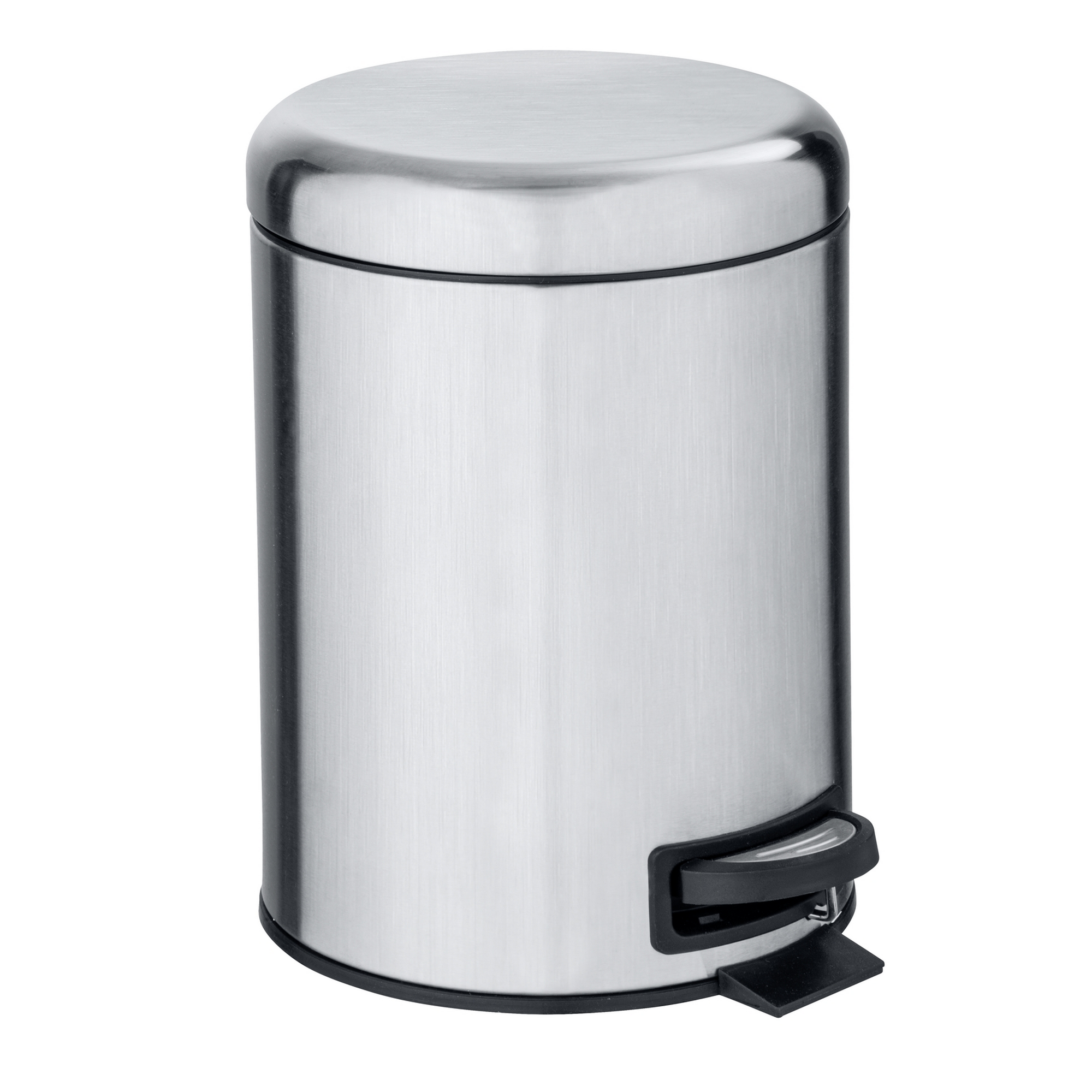 Kosmetikeimer 'Leman' edelstahlfarben matt 21 x 24 x 28 cm 5 l