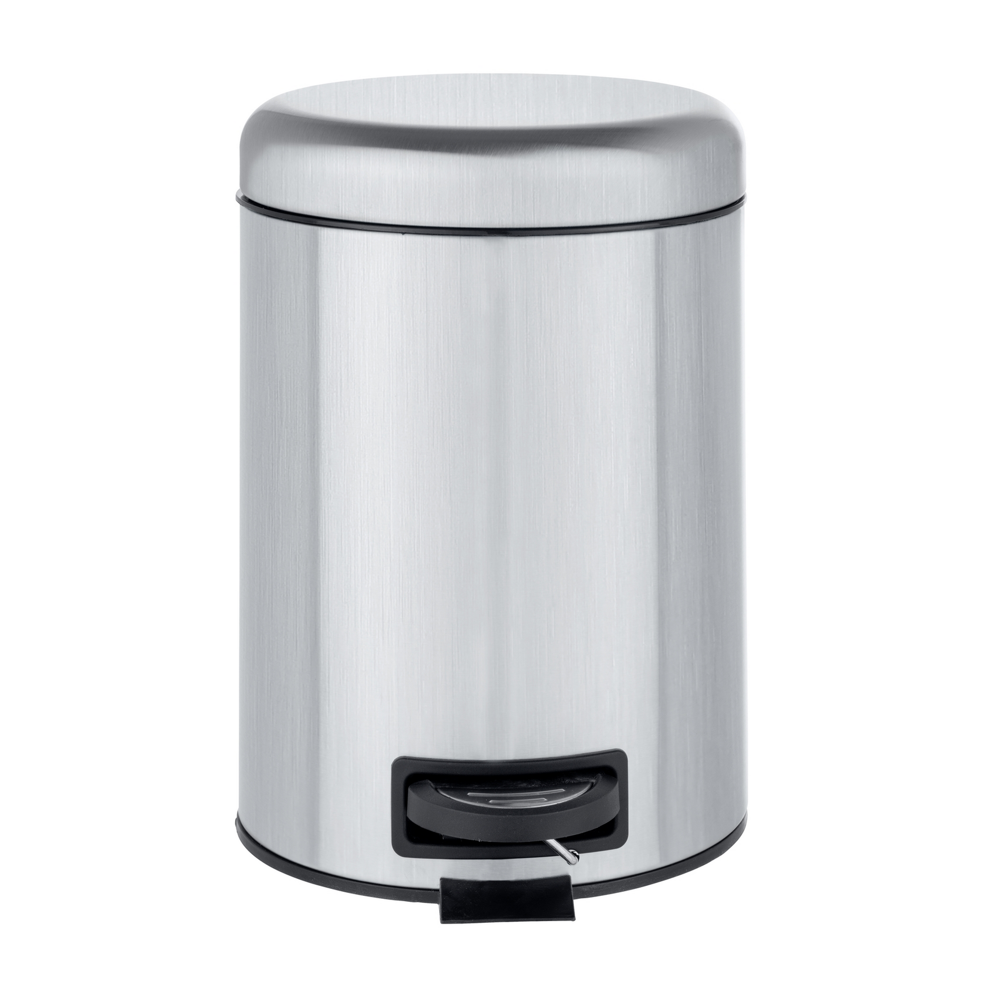 Kosmetikeimer 'Leman' edelstahlfarben matt 21 x 24 x 28 cm 5 l