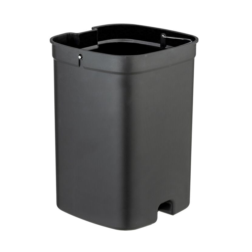 Kosmetikeimer 'Davos' schwarz 23,5 x 26 x 27,5 cm 6,5 l