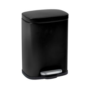 Kosmetikeimer 'Leno' schwarz 21,5 x 29,5 x 19 cm 5 l