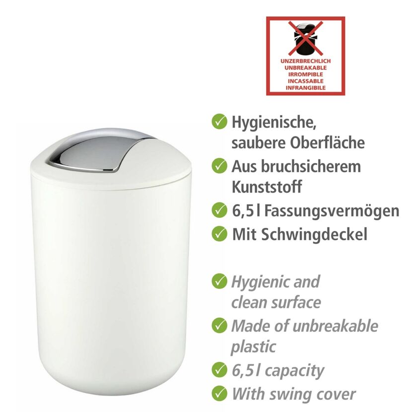 Bad-Accessoire-Set 'Brasil' weiß 4-teilig