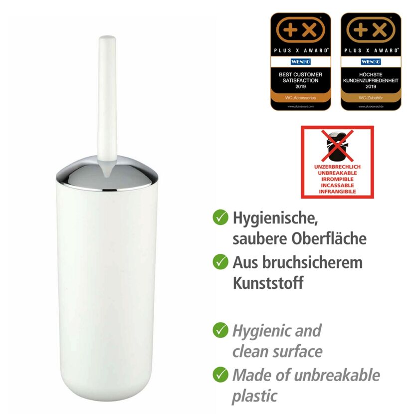 Bad-Accessoire-Set 'Brasil' weiß 4-teilig