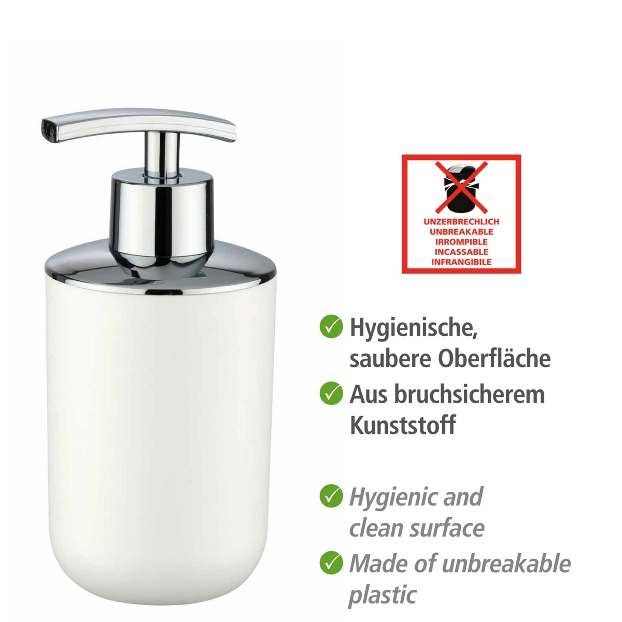 Bad-Accessoire-Set 'Brasil' weiß 4-teilig