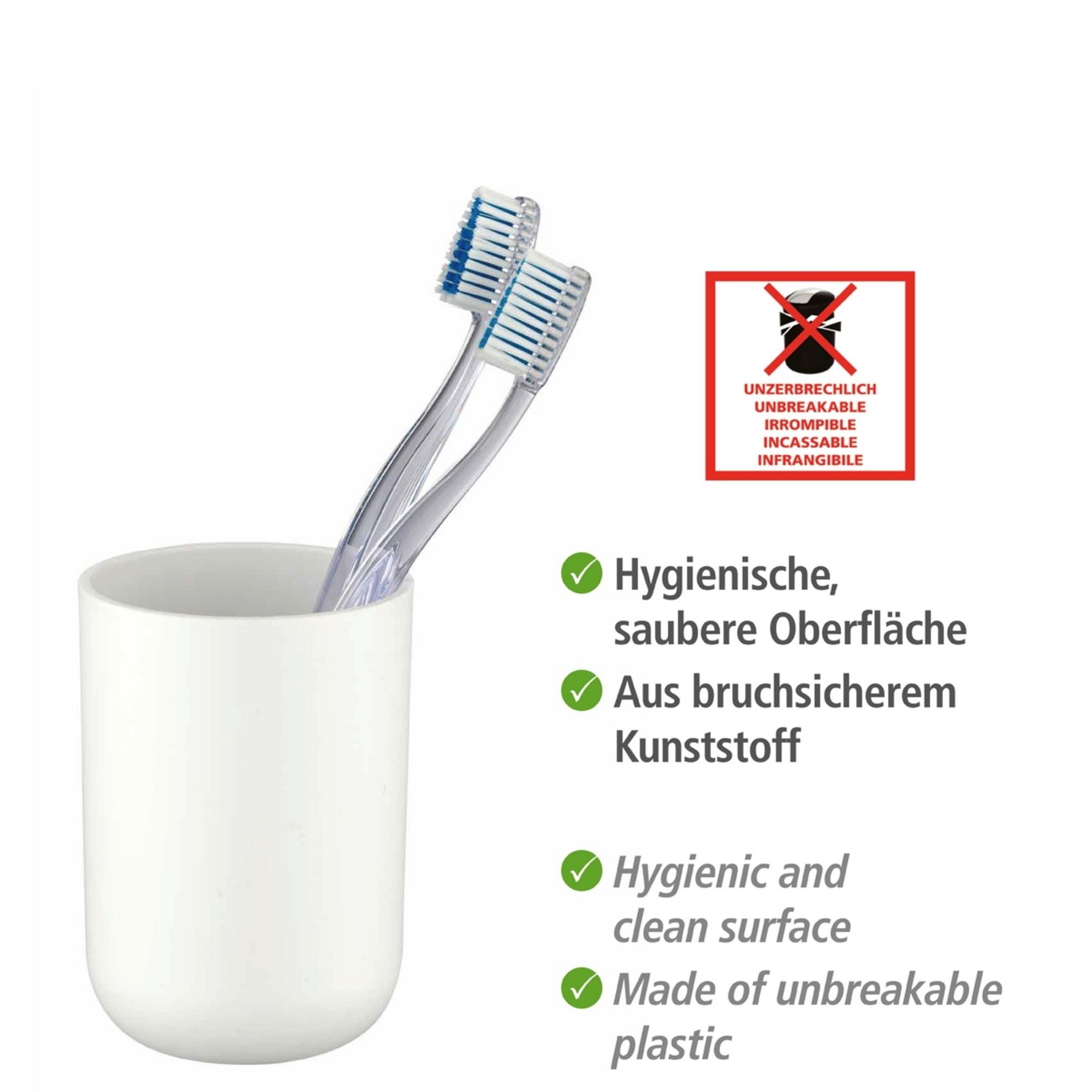 Bad-Accessoire-Set 'Brasil' weiß 4-teilig