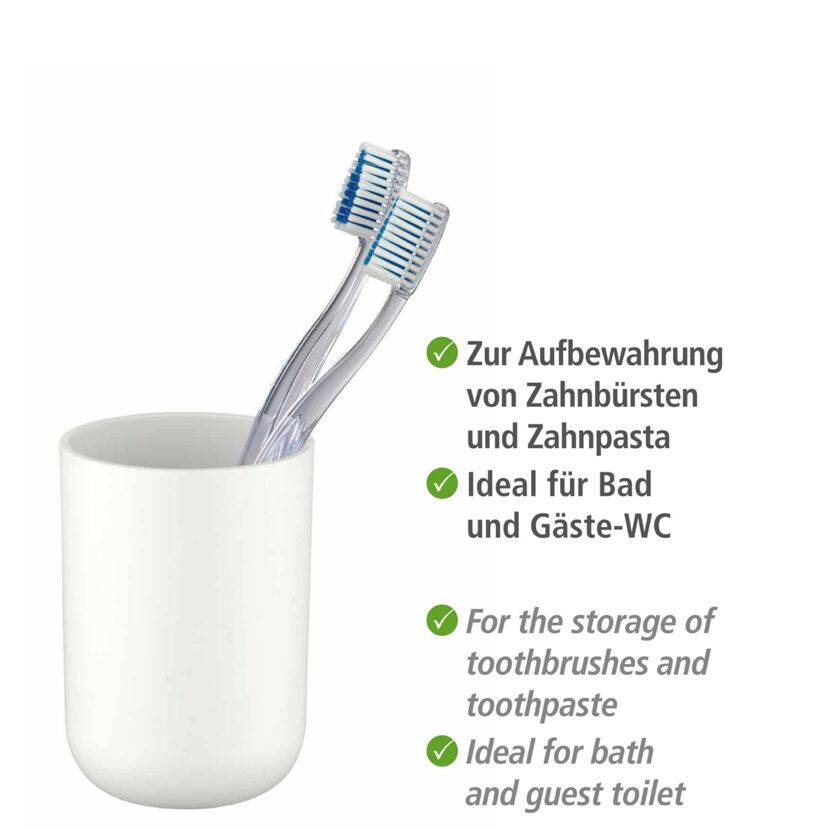 Bad-Accessoire-Set 'Brasil' weiß 4-teilig