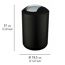 Bad-Accessoire-Set 'Brasil' schwarz 4-teilig