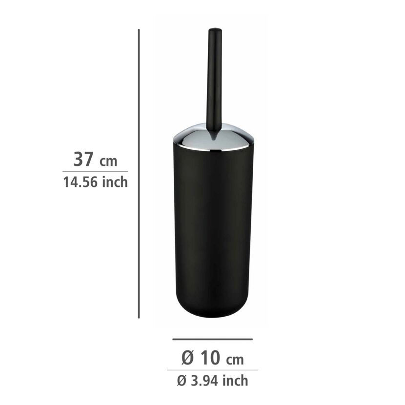 Bad-Accessoire-Set 'Brasil' schwarz 4-teilig