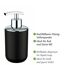 Bad-Accessoire-Set 'Brasil' schwarz 4-teilig