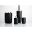 Bad-Accessoire-Set 'Brasil' schwarz 4-teilig