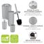 Bad-Accessoire-Set 'Brasil' grau 4-teilig