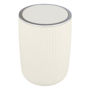 Schwingdeckeleimer 'Agropoli' cremeweiß Ø 19 x 27 cm 5,5 l