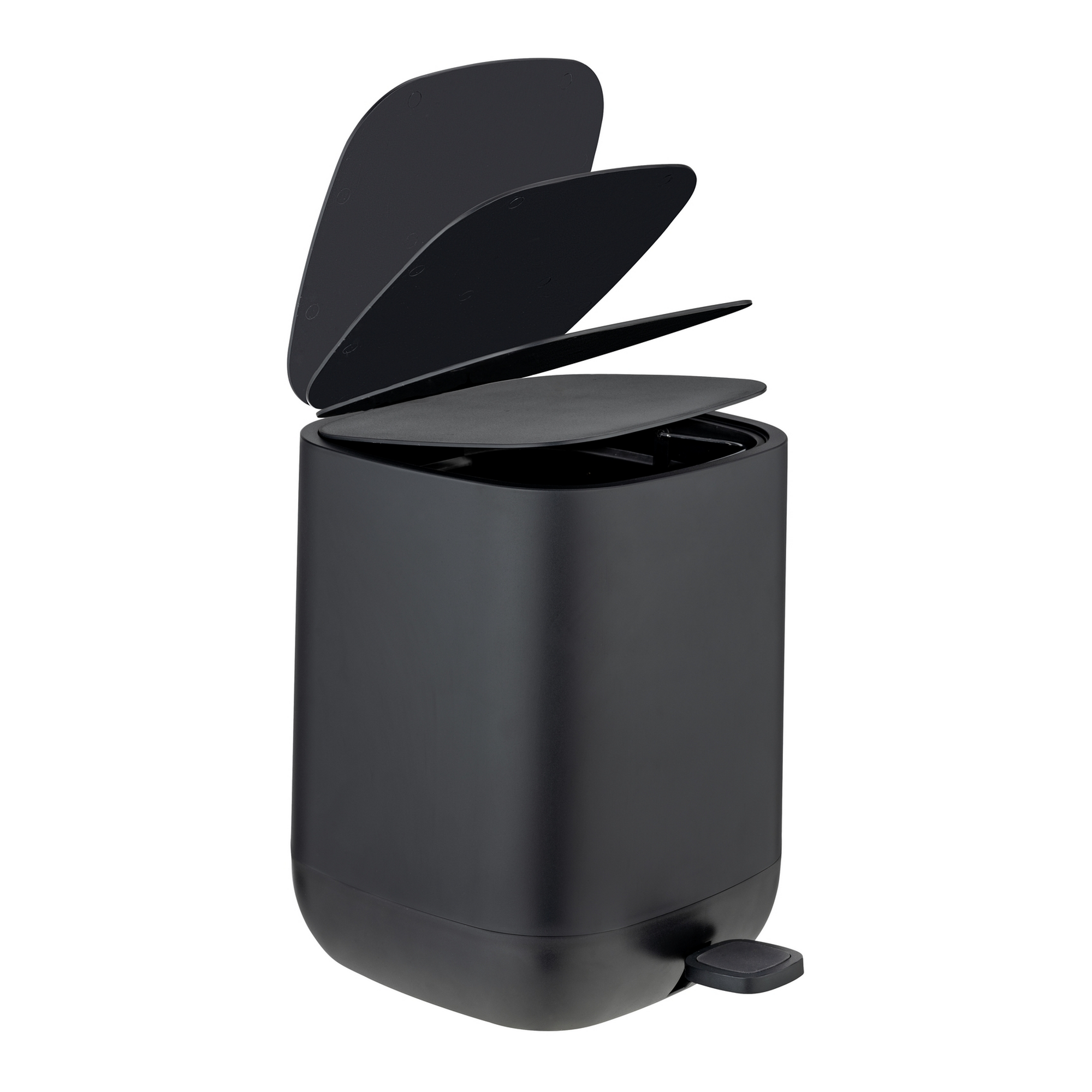 Bad-Accessoire-Set 'Davos' schwarz 4-teilig